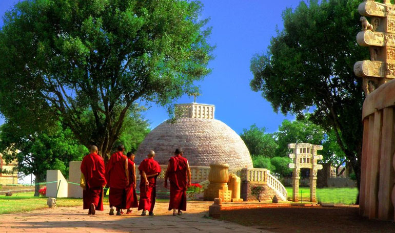 The Sanchi stupa